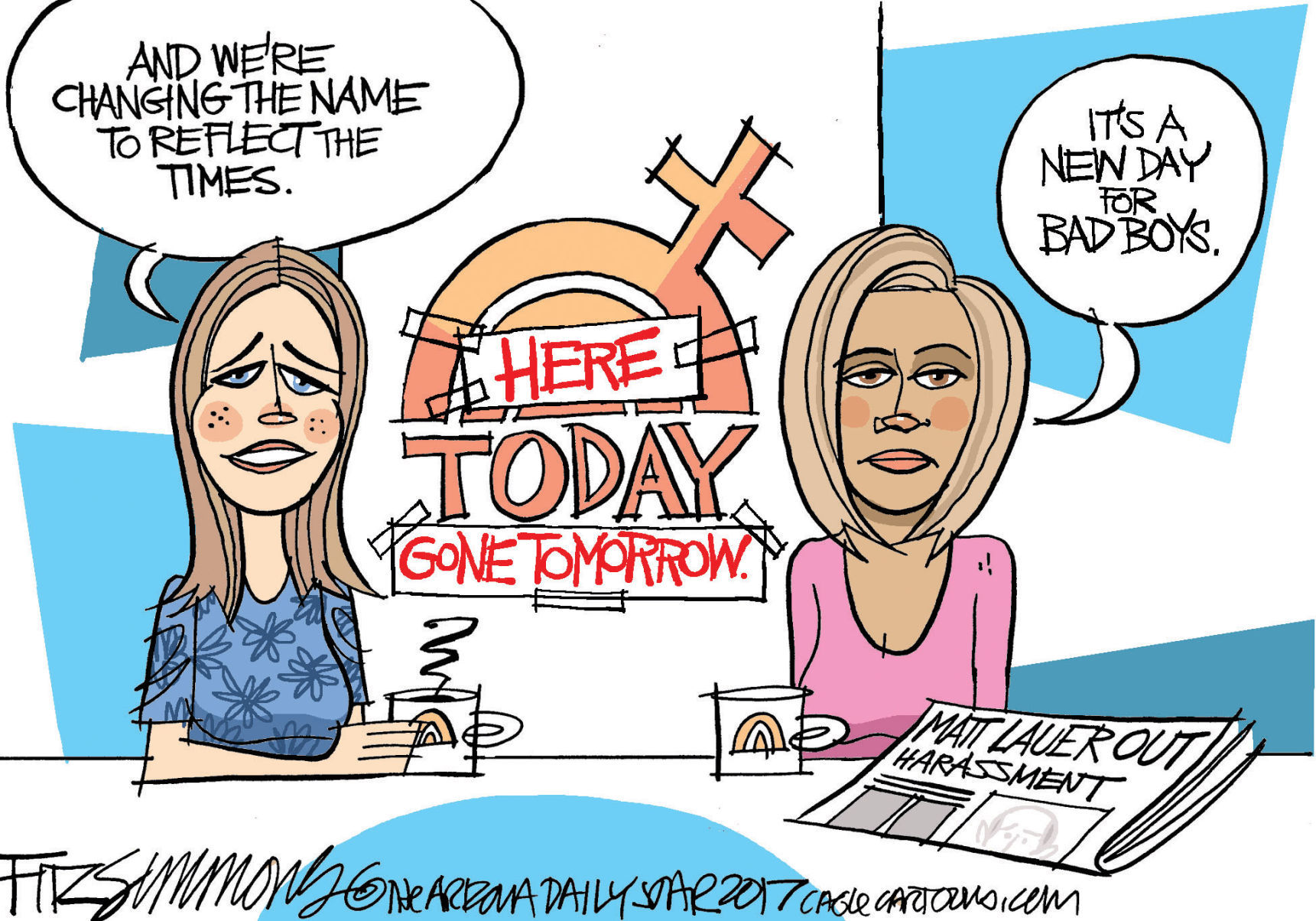 Daily Fitz Cartoon: Matt Lauer